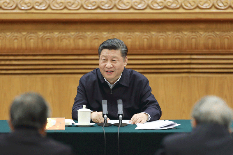 2019年3月18日，習(xí)近平總書記在北京主持召開學(xué)校思想政治理論課教師座談會(huì)并發(fā)表重要講話。